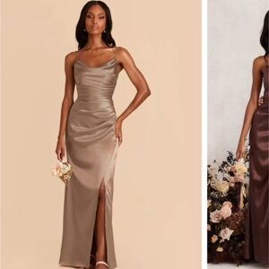 Birdy Grey Lydia Bridesmaid Dress in Mocha